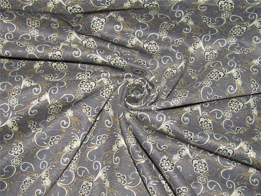 1 Yd Tencel Satin Upholstery Fabric in Gray/lavender: Perfect