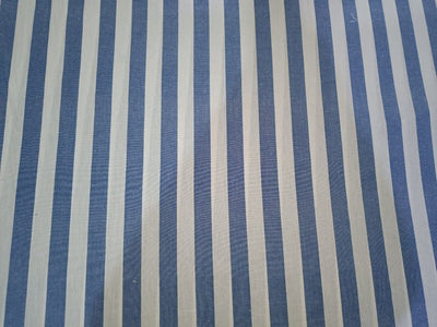 Cotton Yarn dyed blue stripe 58&quot; wide