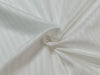 100% Cotton fabric satin stripe design Ivory 58" wide available in two styles[12493/94]