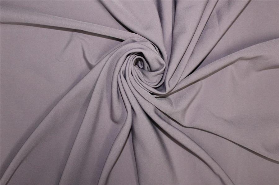 Puresilks Scuba Crepe Lycra Fabric Dark Lavender 58 inch Wide b2#85[25]