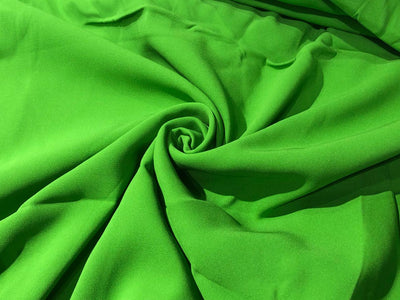 Pure Silk Crepe fabric 40 momme weight 44" wide available in 4 colors parrot green, aegean blue,pink lavender and dusty pink