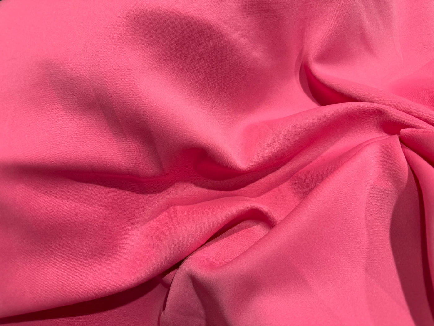 Scuba /Neoprene Lycra fashion wear BARBIE PINK and light pink 1 MM Thin Dress fabric 58" wide [17243]