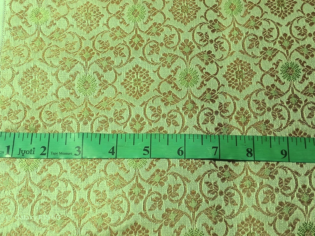 Silk Brocade fabric with subtle metallic gold JACQUARD BRO931