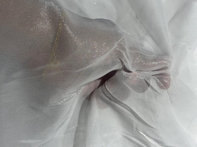 Georgette fabric lurex jacquard  44" width available in 2 colors gold and silver [18813/14]