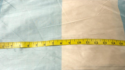 SILK DUPION STRIPE BLUE AND IVORY  54" DUPS31