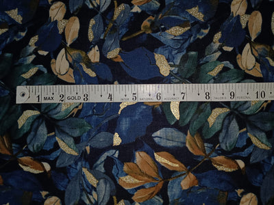 Premium Viscose Rayon fabric with foil print 58" wide available in four colors