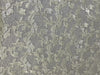 Beautiful Embroidery  LACE fabric WHITE with sequence 58" WIDE