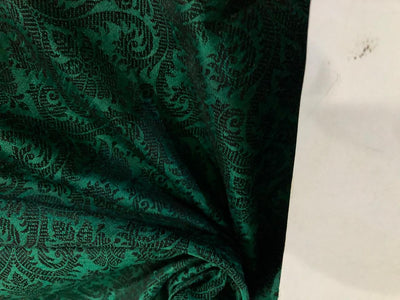 Brocade fabric 44" wide BRO933 available in 10 colors RUSTY ORANGE/MUSTARD BROWN/ TEAL BLUE/INK BLUE/ BLACK GREY /BRIGHT YELLOW /EMERALD GREEN/ROYAL BLUE/RED WINE AND PARROT GREEN