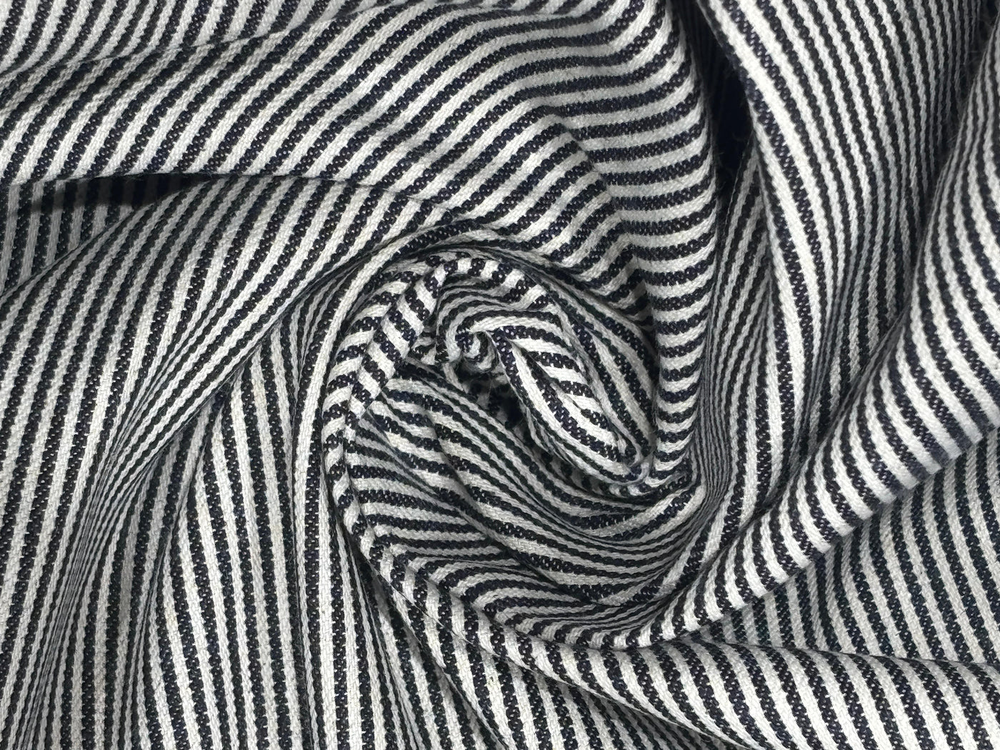 Denim 100% Cotton 58" wide stripes [17796]