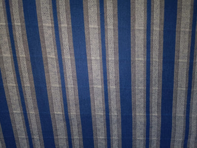 100% Cotton jacquard herringbone Fabric 58" wide available in two colors blue and mustard[13007/08]