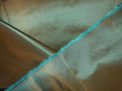 100% pure silk dupioni fabric BLUE X GOLD  COLOR 54" WIDE DUP418[2]