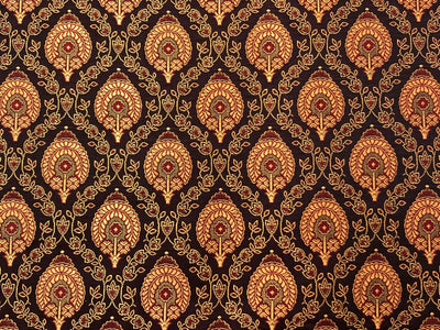 Silk Brocade fabric  44" wide available in 4 colors gold/orange/green and brown BRO901[1-4]