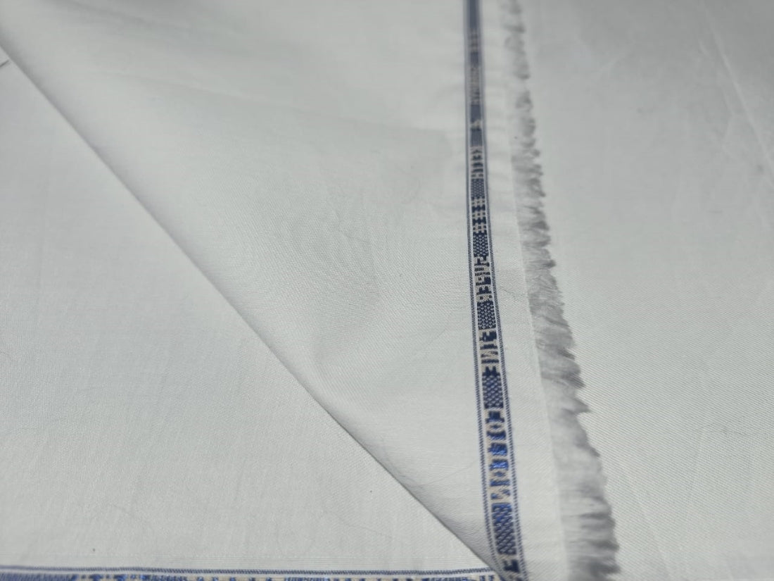 60's Organic cotton x bamboo fabric TWILL WEAVE 58" wide Dyeable