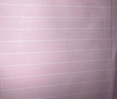 100% cotton poplin pastel pink and white  stripe 56" wide [18387]