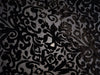 Black Devore Polyester Viscose Burnout Velvet fabric ~ 44&quot; wide [9850]