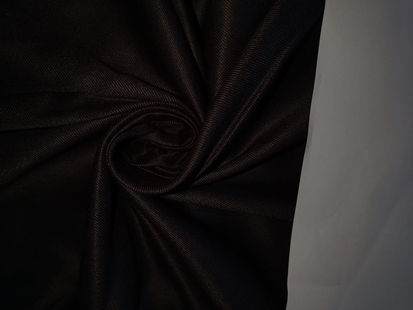 Bamboo Twill Weave 200gsm fabric 54" wide available in two colors black and navy