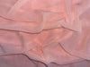 Georgette fabric -YORYU Imported pleated dyed georgette available in two colors red and pastel peach