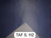 Silk Taffeta pin stripe 2mm -rich blue TAFS122 54&quot; wide