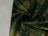 Silk Brocade fabric  44" wide available in 4 colors gold/orange/green and brown BRO901[1-4]