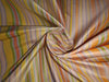 100% silk taffeta fabric multi colour stripes-superb 54" wide Taf#S113