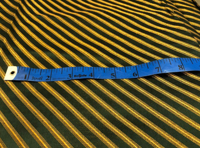 Silk Brocade fabric available in 6 colors royal blue/purple/mustard gold/red/green and gold stripe jacquard 44" WIDE BRO900[1,2.3,4.5,6]