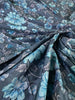 Pure silk HABOTAI FLORAL TEAL COLOR 80 gms [15536]