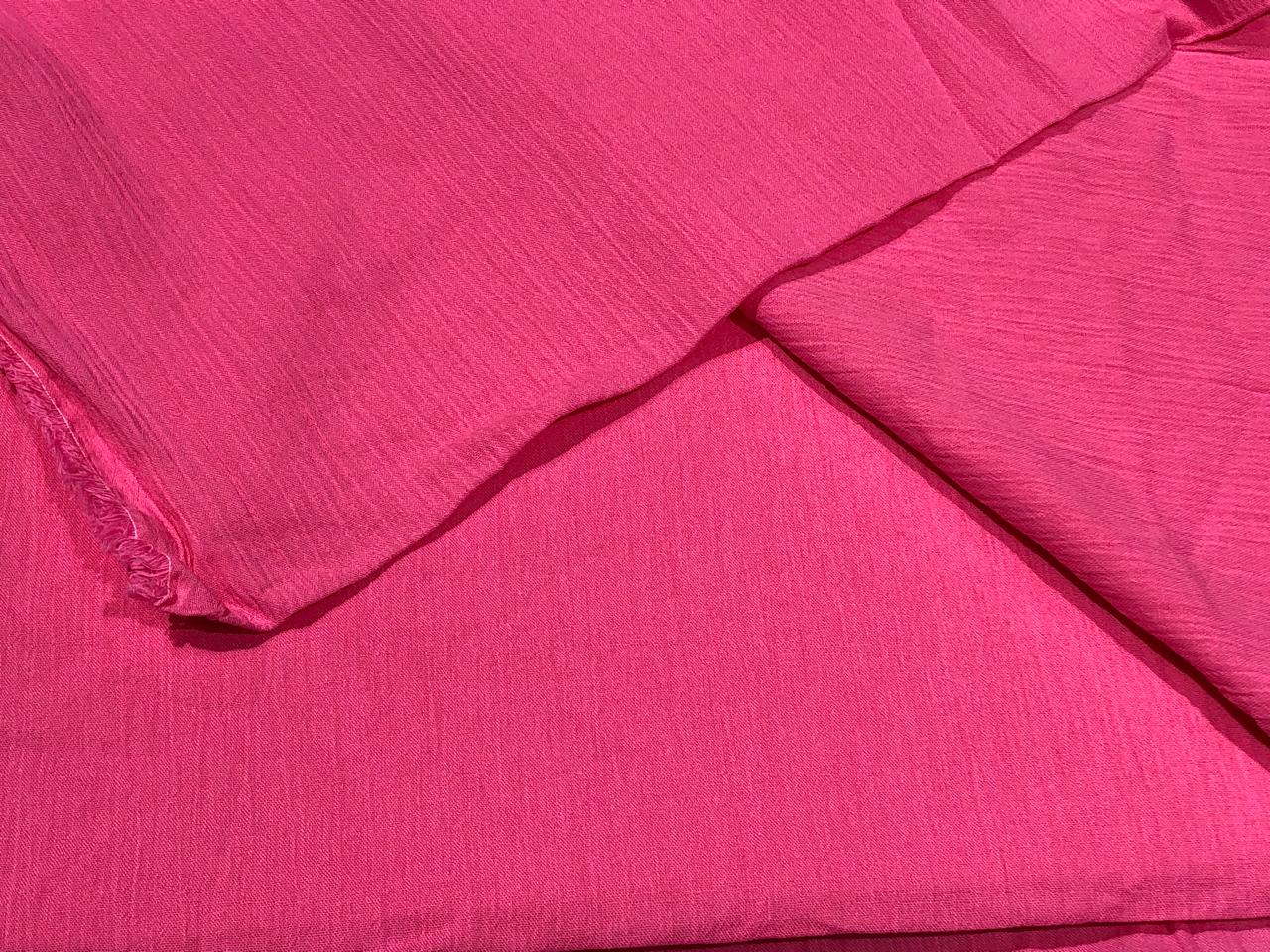 Cotton crush crepe  fabric 58" wide available in 11 colors deep orange /blush/royal blue/lemon/black/white/scarlet red/amethyst/pink/peach and  candy red