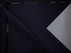 Suiting Superfine Worsted blended 120S 58" wide Navy Twill Weave [15669]