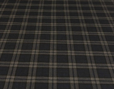 British Tweed Premium Suiting plaids Fabric 58" wide available in 3 colors ivory/slate blue/grey ,tan/rust/black and ink blue/ivory[18619/20/21]