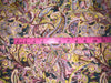 Silk Flat chiffon fabric -40 gram{11 mm} paisley print 44&quot; wide minimum order 10 yards