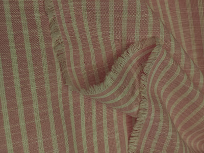 100% Cotton Poplin 58" wide  stripes available in 2 colors light pink and dark pinkp[18311/12]