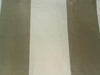 100% SILK TAFFETA FABRIC OLIVE X CREAM STRIPES  54" Wide TAF#S58[3]