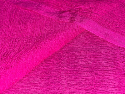Silk chiffon fabric 44" WIDE available in 32 gm and 60 gm in colors rusty orange/hot pink/lavender/red/redxgreen/bright yellow/mustard x blk/rustxblk/ocean green/orangepink/bluegreen/burgundybrown/charcoal/ black/purple blue/green yellow/orange]