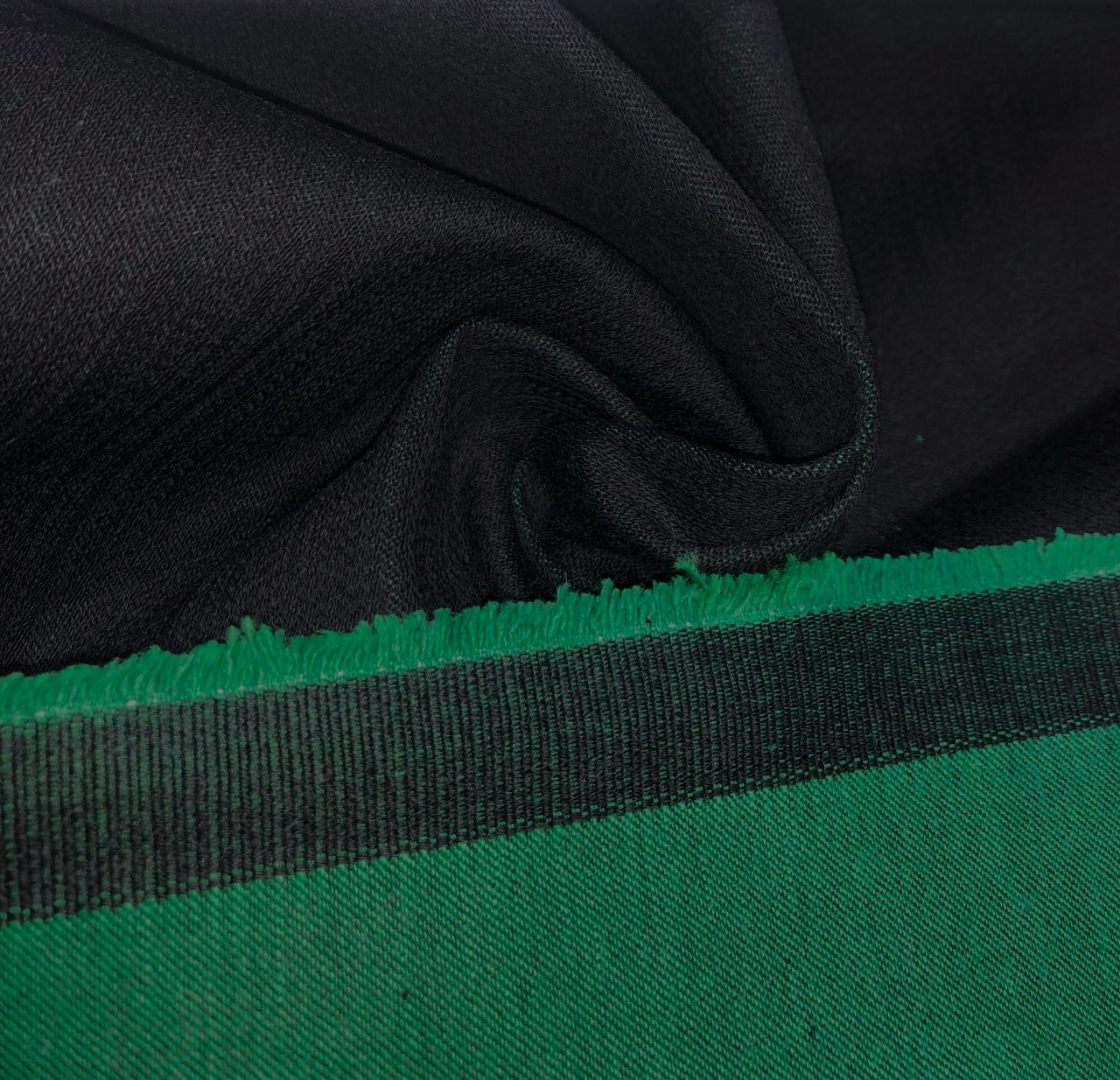 100% Cotton Denim  Fabric 58" wide available in 4 COLORS DENIM REVERSABLE JET BLACK X GREEN DENIM BROWN SLATE BLUE and DENIM BLUE