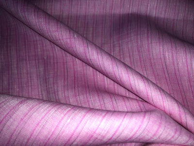 100% Linen stripe 60's Lea Fabric 58" wide pink stripes in 2 styles [15719/20]