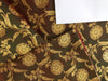 Silk Brocade fabric Red, Green and metallic gold 44" wide Jacquard BRO911[3]