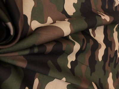 Cotton Fabric Army/Camouflage Print 58" wide [18541]