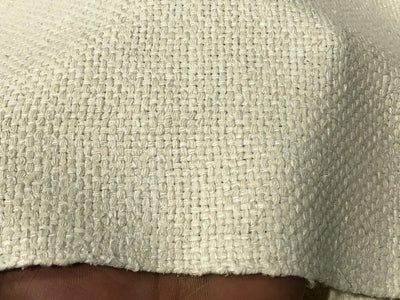 HEAVY MATKA SILK FABRIC Cream/off white 44" wide awesome for jackets [16971]