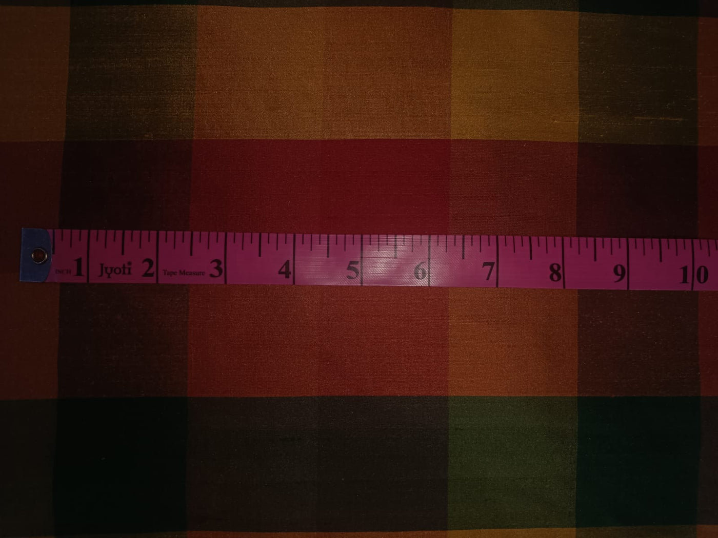 SILK Dupioni MULTI Color checks FABRIC DUPC93[4]