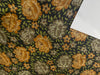 Pure silk HABOTAI FLORAL BLACK AND BROWN FLORAL COLOR 80 gms [15537]