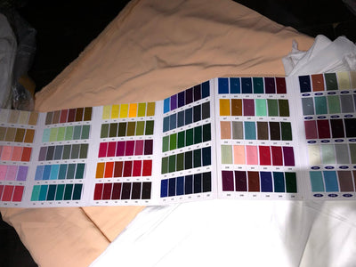 100% polyester crepe fabric available in 200 colors [15826/27/28]