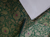 Silk Brocade fabric 44" wide BRO884 available in 4 colors [RED GREEN ORANGE X PINK ORANGE]