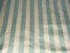 100% Silk Taffeta Sea Green And Cream stripe TAFS100
