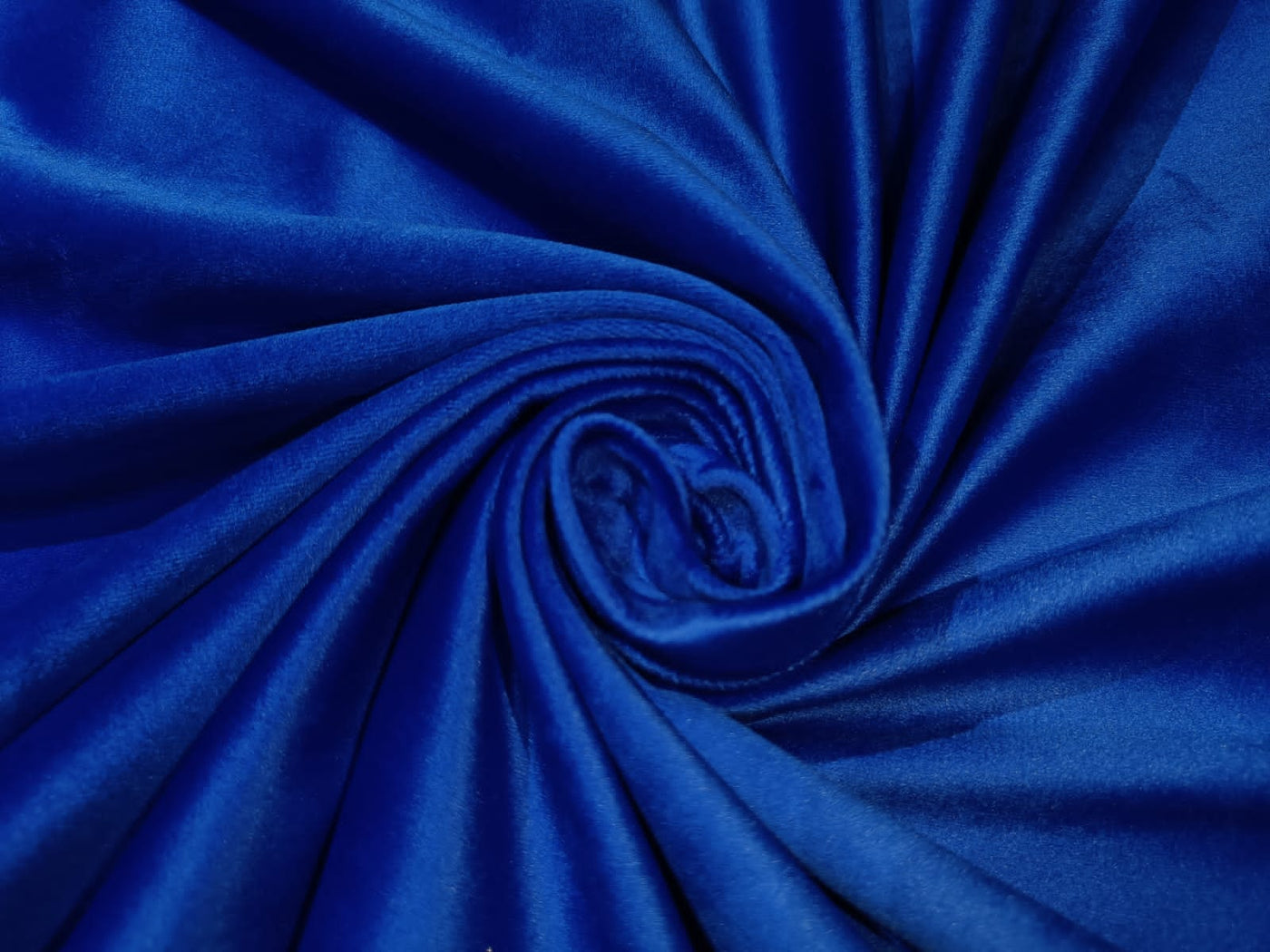 VELVET Lycra royal blue Fabric 58" wide[12109]