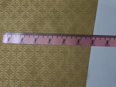 SILK SPUN Brocade fabric GOLD AND METALLIC GOLD Color 44" wide BRO361[2]