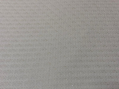 Silk Brocade fabric motifs with subtle lurex in 2 different colors white ivory and baby pink BRO1098[3/4]