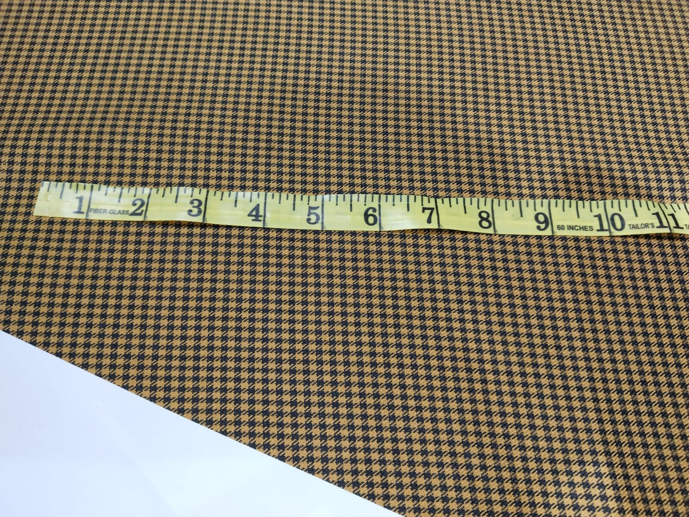 SUITING PLAIDS POLYESTER VISCOSE 58" available in 2 colors tan/black and black/white