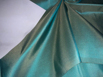 Silk TAFETTA fabric BLUE X GOLD  54"wide TAF343