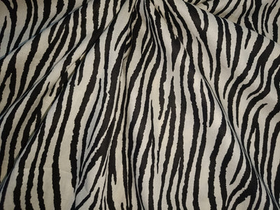 Premium Viscose Rayon Digital Zebra Print fabrics 58" wide available in two colors black and blue