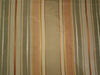 100% SILK TAFFETA FABRIC with Multi Colour Satin Stripes 54" wide Taf#S59[2]